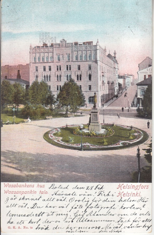 Helsinki Wasan pankin talo 1904