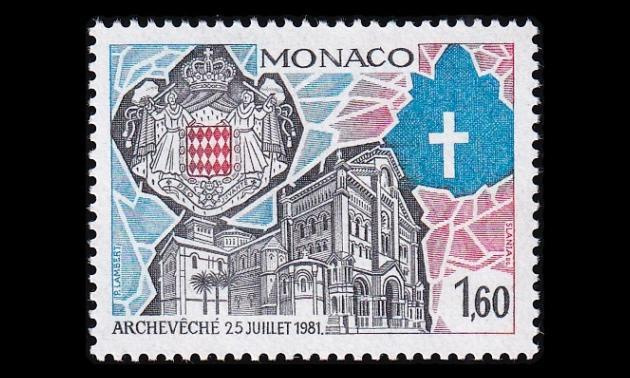 Monaco 1535 ** Monacon arkkihiippakunnaksi (1982)