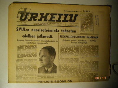 Urheilu lehti Nro 41/1948 (9.11)