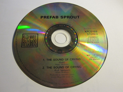 Prefab Sprout: The Sound Of Crying Promo CDs