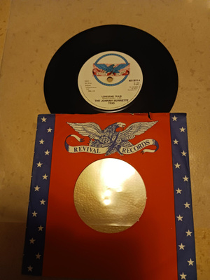 Johnny Burnette Trio – Lonesome Train 7" Rockabilly upea