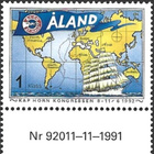 Åland 1992 Kap-Horn 1. lk välilöpari numero ** LaPe 055 - pikkukuva 1
