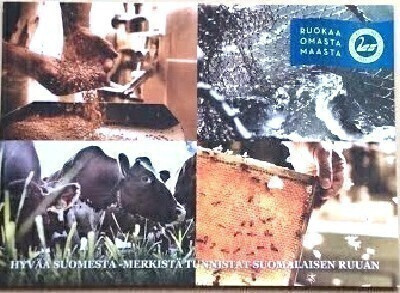 Vilja lehmä lintu mehiläistarha Postikortti
