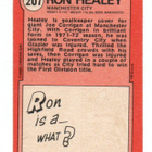 Purkkakuva Jalkapallo n:o 207 RON HEALEY. Manchester C. - pikkukuva 2