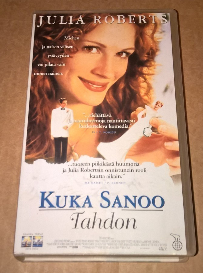 KUKA SANOO TAHDON JULIA ROBERTS 1997 VHS