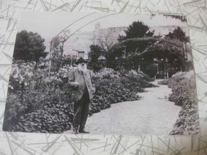 Portrait de Claude Monet, postikortti kulkematon