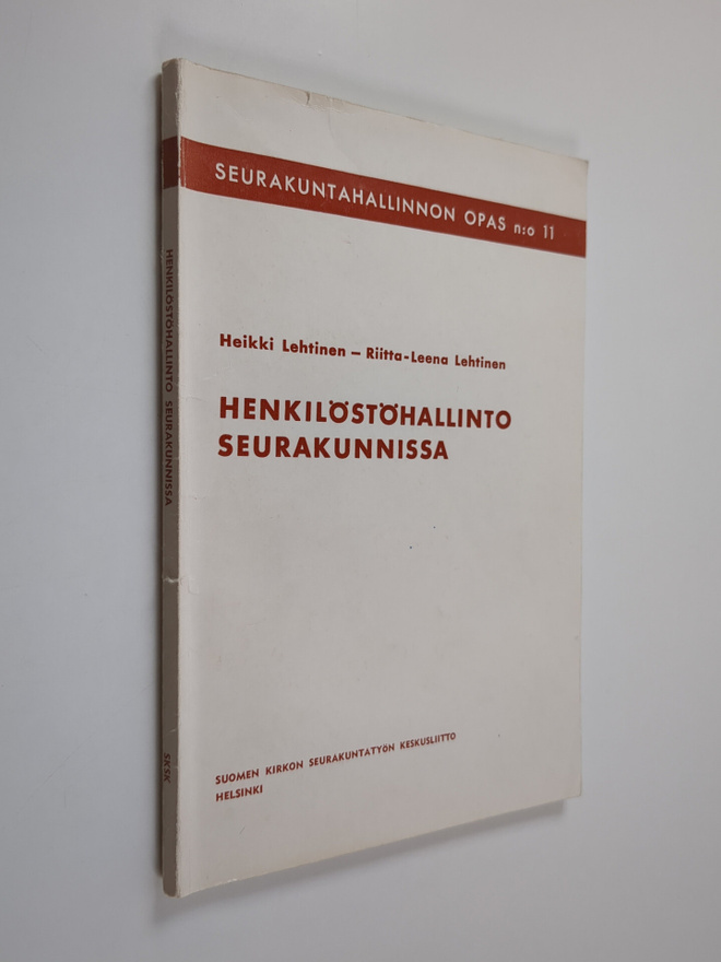 Heikki Lehtinen : Henkilöstöhallinto seurakunnissa