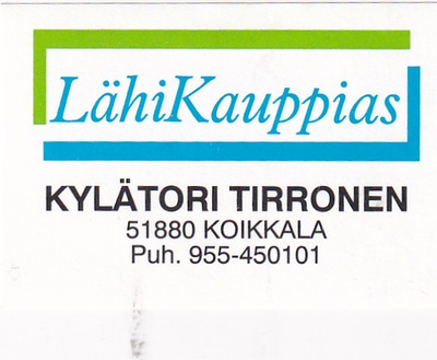 Koikkala, Kylätori Tirronen     b590