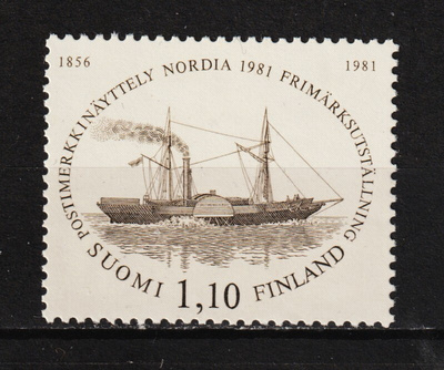 1981 1,10mk NORDIA-merkki leimaamattomana**
