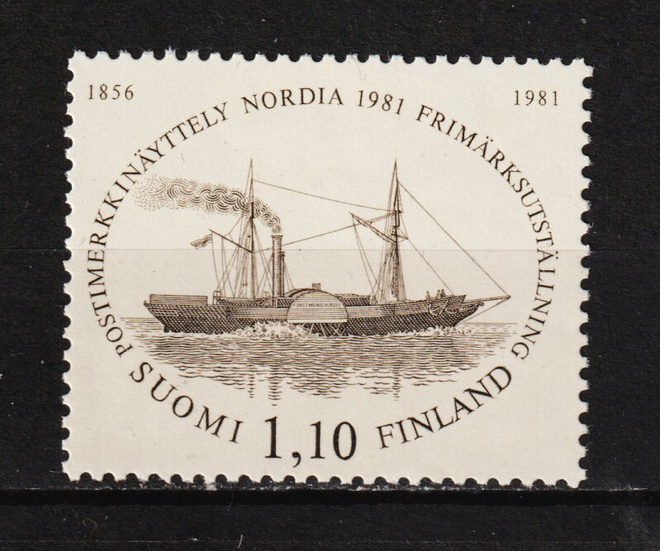 1981 1,10mk NORDIA-merkki leimaamattomana**