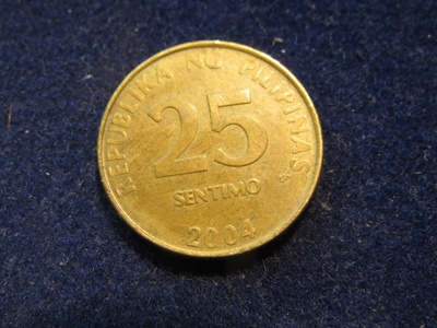 25 sentimo 2004. Filippiinit
