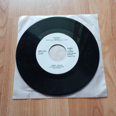 Inga Sulin – Tunteet / Uudestaan 7" orig 1976 uusi mint!!!