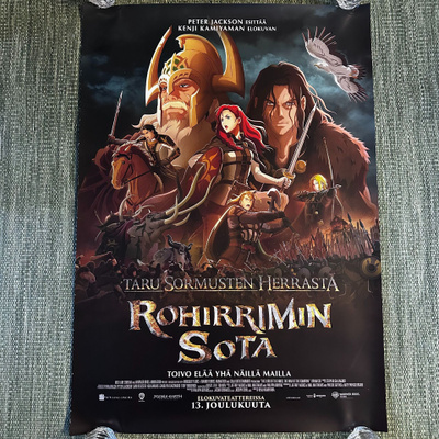 Elokuvajuliste: Taru sormusten herrasta: Rohirrimin sota