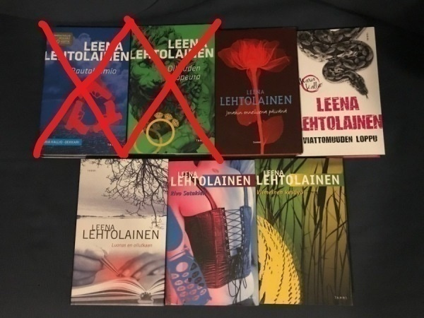 Leena Lehtolaisen kirjoja