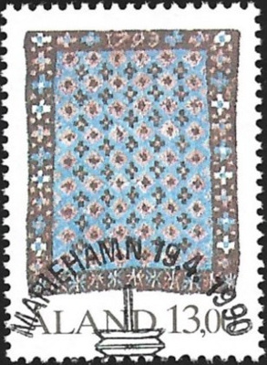 Åland 1990 Yleismerkit 13,00 mk EP Lape 041 alareuna LOISTO