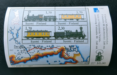 1987 blokki BL3 - FINLANDIA 88 **