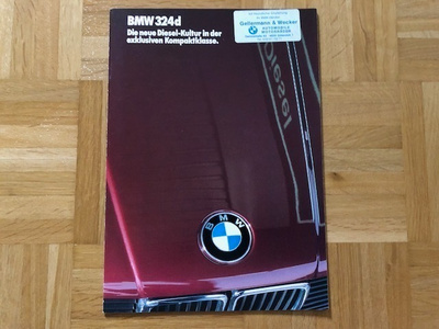 Esite BMW E30 3-sarja 1986. 324d