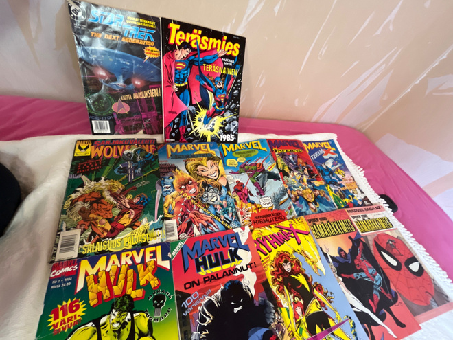 Marvel, hämis ym sarjakuvia 80-90 luvuilta