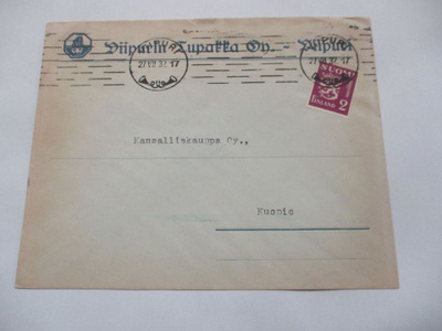 1932 Viipuri mainoskuori