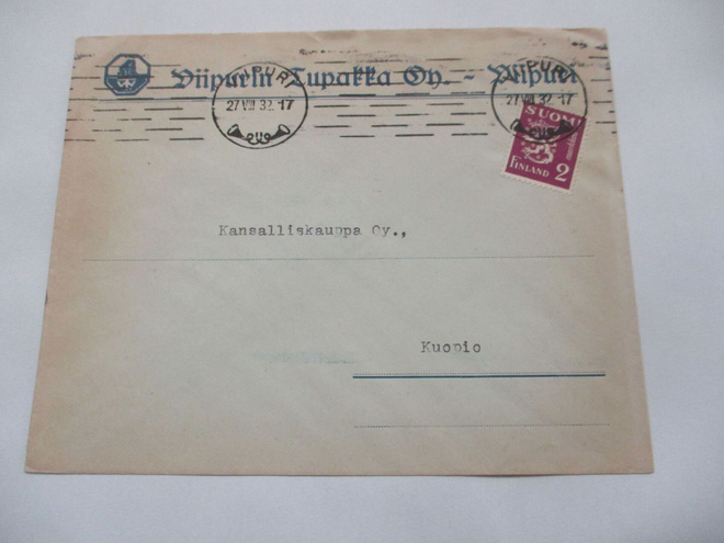 1932 Viipuri mainoskuori