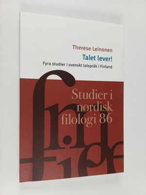 Therese Leinonen : Studier i nordisk filologi 86. Talet l...