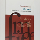 Therese Leinonen : Studier i nordisk filologi 86. Talet l... - pikkukuva 1