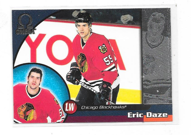 1998-99 Pacific Omega #50 Eric Daze , Chicago Blackhawks