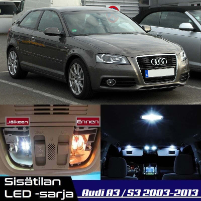 Audi A3/S3 (8P) Sisätilan LED-sarja 26-osainen