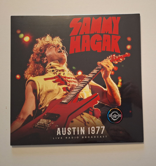 Sammy Hagar Austin 1977 Live Radio Broadcast LP Värivinyyli