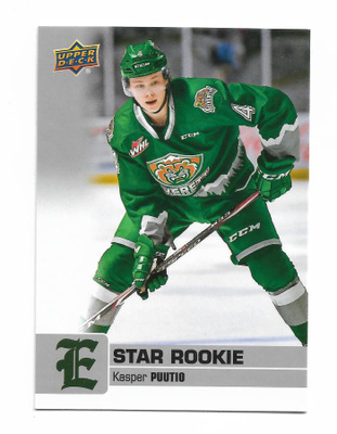 2019-20 Upper Deck CHL #341 Kasper Puutio