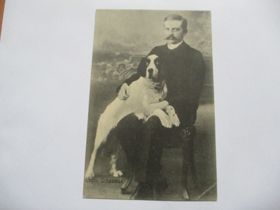 Schauman ja koira * n 1905