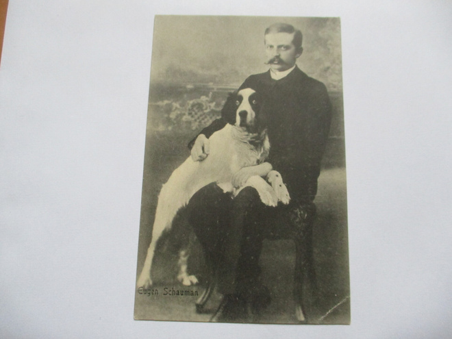 Schauman ja koira * n 1905