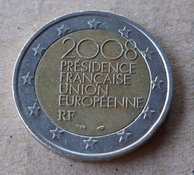 Ranska 2 € 2008 puheenjohtajuus erikoiskolikko