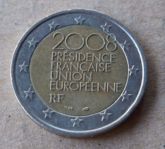 Ranska 2 € 2008 puheenjohtajuus erikoiskolikko