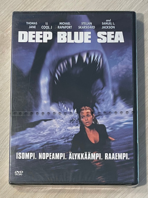 Renny Harlin: DEEP BLUE SEA (1999) Samuel L. Jackson (UUSI)