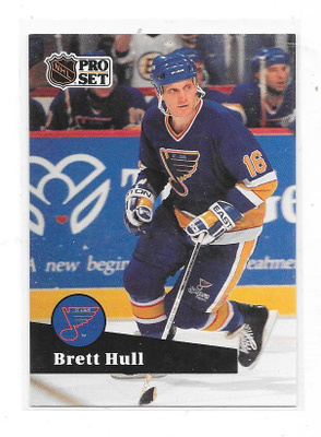1991-92 ProSet French #215 Brett Hull St Louis Blues