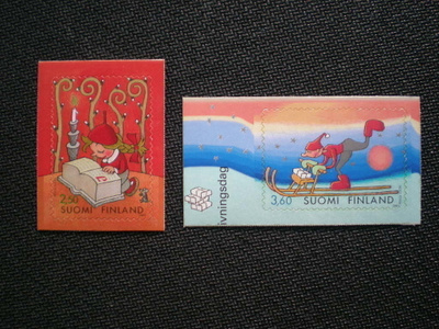 Postituoreet merkit Joulu 2001 - LaPe 1583-1584 **