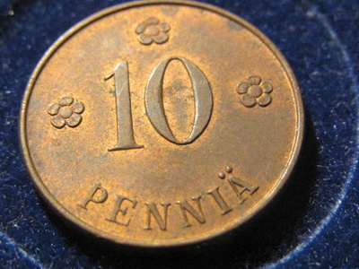 10 penniä 1919