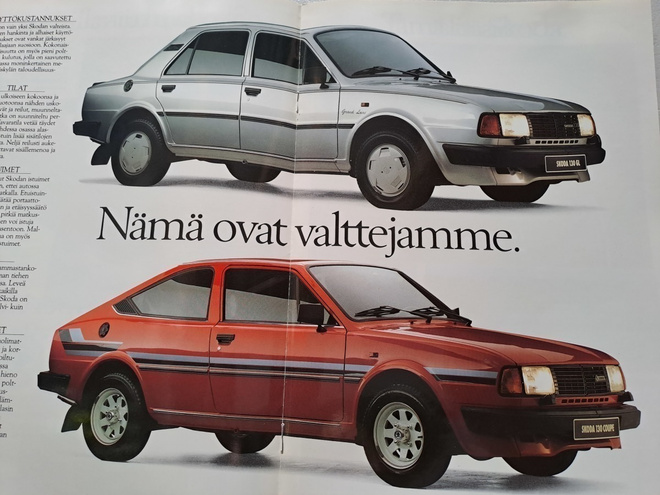 Skoda 120 & 130 -esite, 1988
