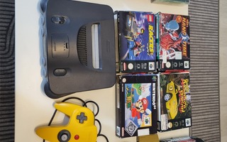 Nintendo 64 ja 8 peliä