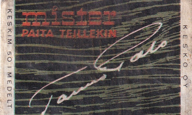 Mister paita teillekin, Tauno Palo  8/10