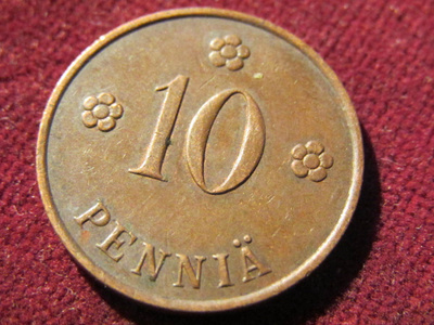 10 penniä 1937
