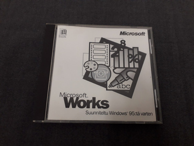 Microsoft Works 4.0, Windows 95 varten, lisenssillä (as.cd)