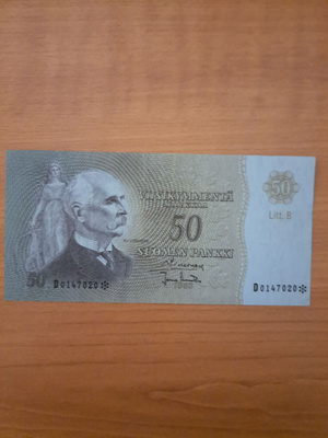 50 markkaa 1963 Litt B tähti