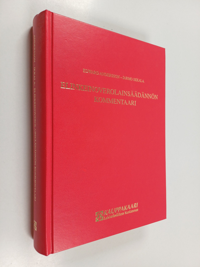 Edward Andersson : Elinkeinoverolainsäädännön kommentaari