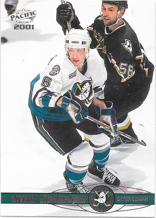 2000-01 Pacific #13 Vitali Vishnevski Anaheim Mighty Ducks