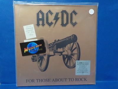 AC/DC - FOR THOSE ABOUT TO ROCK M-/EX 2003 REMASTERED LP