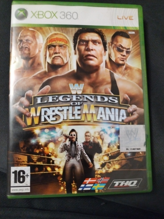 WWE Legends of wrestlemania xbox360