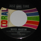 7" BOBBI MARTIN - Just One Time - single 1965 rockabilly EX - pikkukuva 1