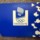 LILLEHAMMER 1994 OLYMPIC GAMES OFFICIAL BAG TAG - pikkukuva 1